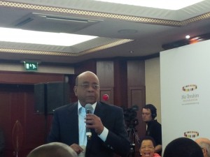 Mo Ibrahim at the 2014 Prize announcement