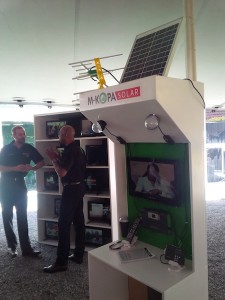 mkopa solar TV launch