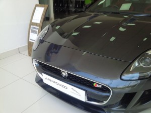An F-Type Jaguar at RMA Motors, Kenya 